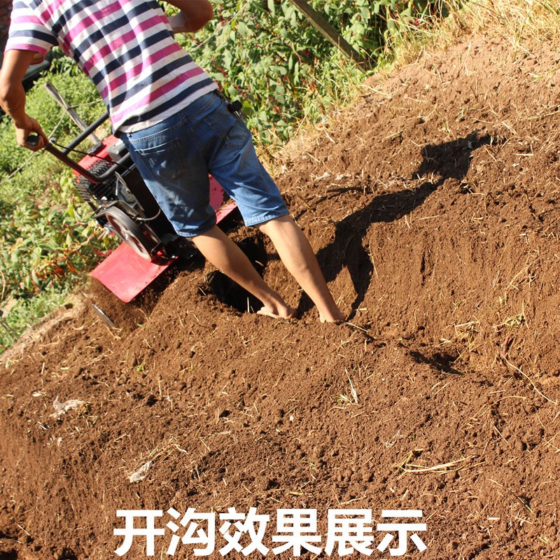厂家汽油7.5马力微耕机小型家用松土机四冲程耕田手扶耕地除草开图3
