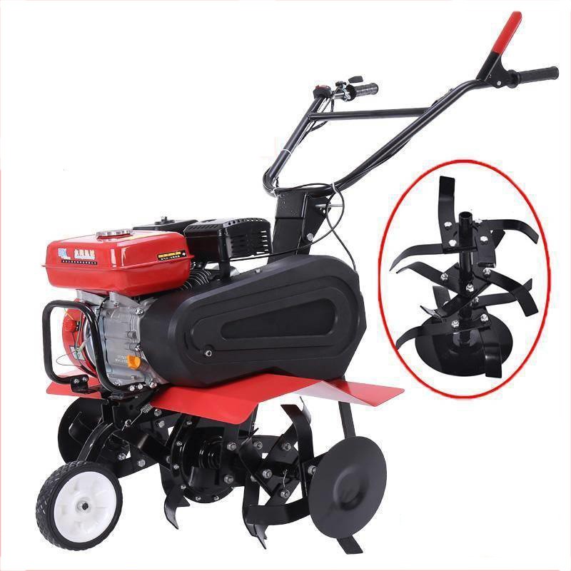 厂家汽油7.5马力微耕机小型家用松土机四冲程耕田手扶耕地除草开图5