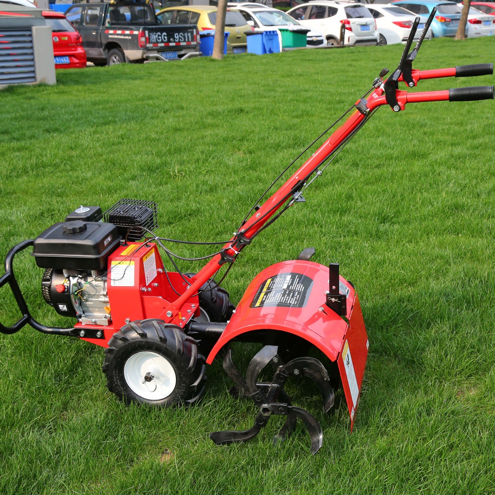 厂家直销汽油7.5马力微耕机果园除草松土机小型耕地机 手扶旋耕机图3