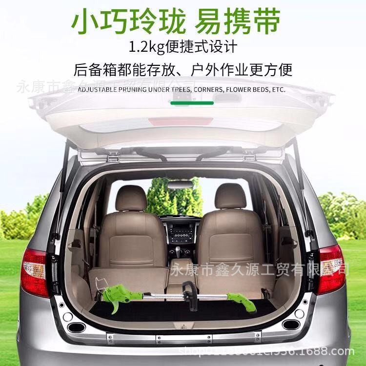 家用电动割草机锂电池充电打草神器小型多功能庭院草坪除草修剪机图4