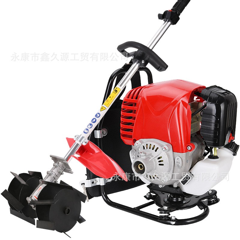 鑫久源割草机农用小型多功能汽油机家用收割机割稻除草机厂家批发图2