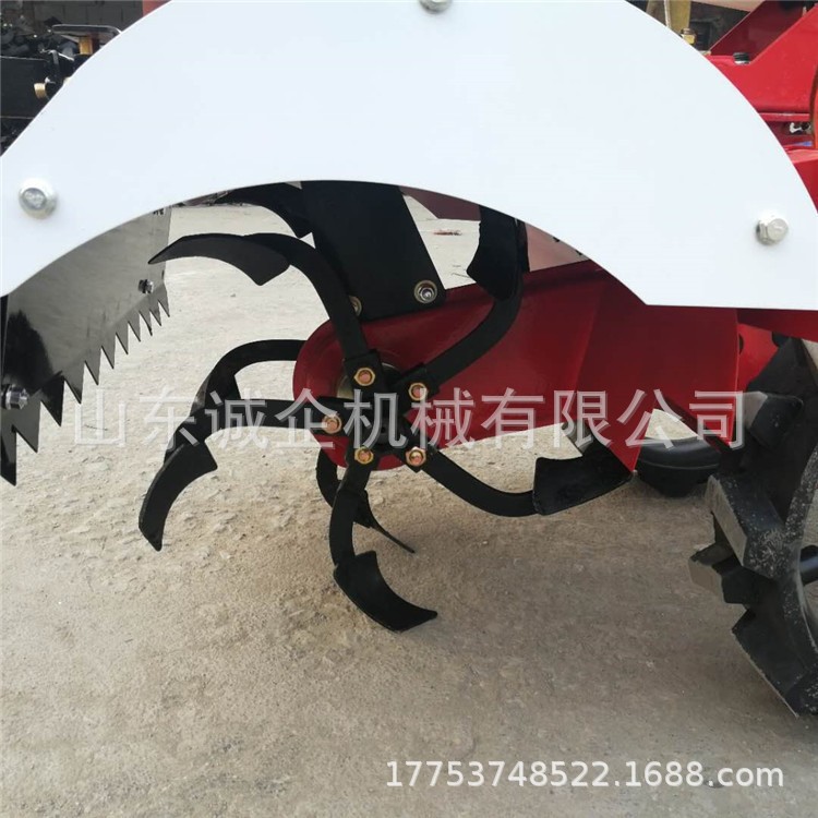 新型四驱微耕机手扶式柴油田园管理机四驱后旋农用旋耕机工厂直销图2