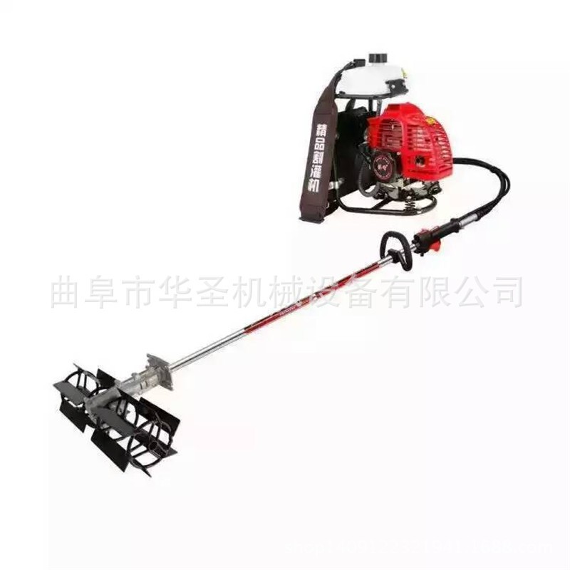 果园背负式除草松土机 小型家用背负式割草机图5