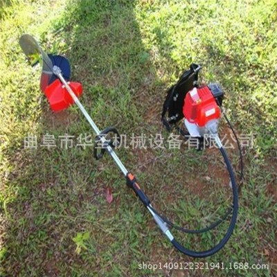 大棚果园轻便汽油除草机 四冲程背负式割草机
