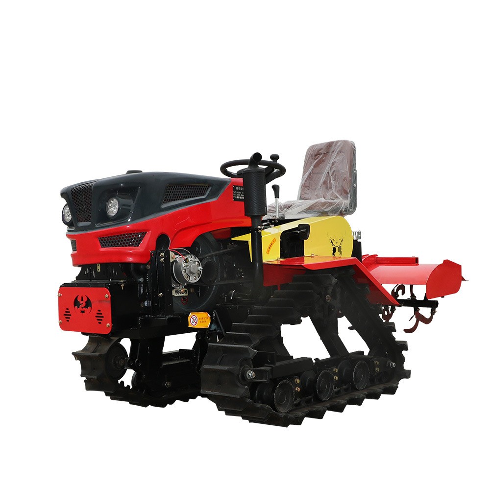 履带式旋耕机农用小型微耕机旋耕机除草打田机水田旱田履带旋耕机图5