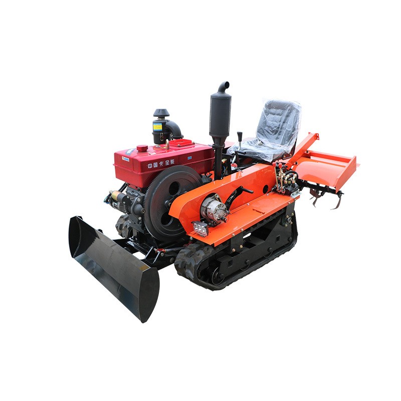 履带式柴油可坐旋耕机大马力多地形适用微耕机开荒松土翻 土小型机图5