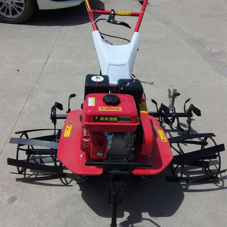 水冷柴油微耕机 两驱手扶式犁地旋耕机 大棚管理开沟起垄除草机械图2