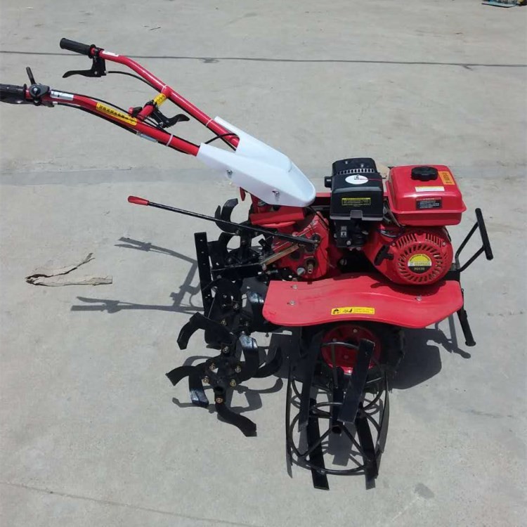 省油轻便手扶式微耕机 水冷柴油旋耕犁地耕地机 大棚开沟起垄设备图3