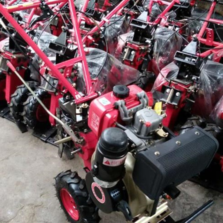 6马力水冷柴油微耕机 手扶式耕地犁地松土机 水旱两用柴油旋耕机图2
