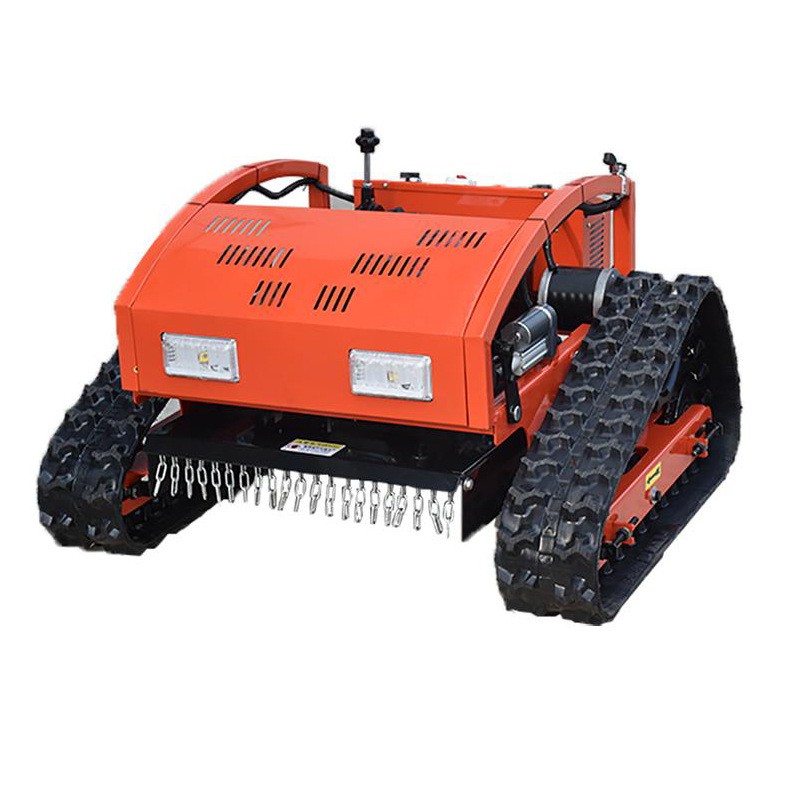 遥控式履带割草机 智能无线操作除草机 农用草场割草机价格图5