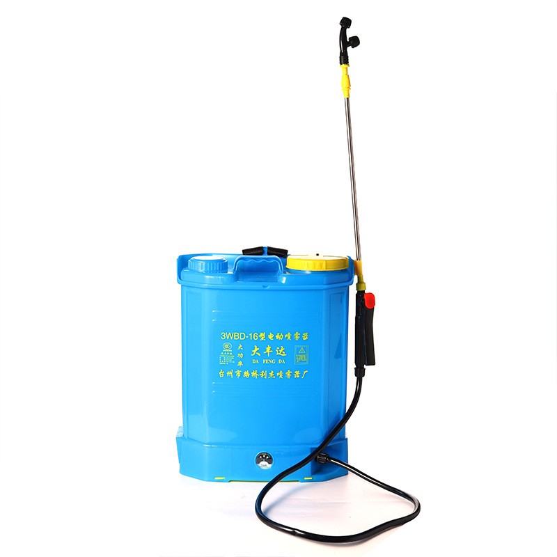 背负式电动喷雾器气压农用果树园林喷雾器16L带盖电动打药机喷壶图5