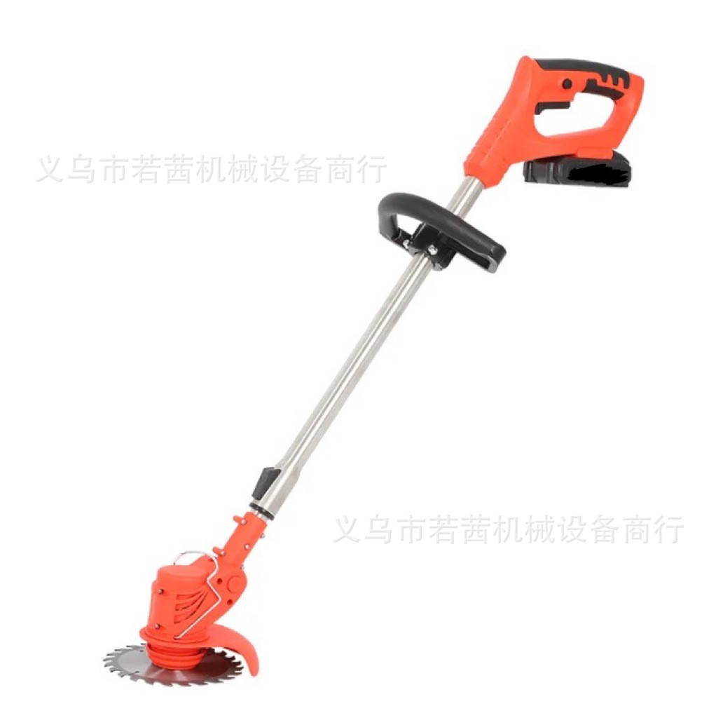 高品质21V无刷电机修剪器电池带折叠和电池显示无绳电动割草机配图3