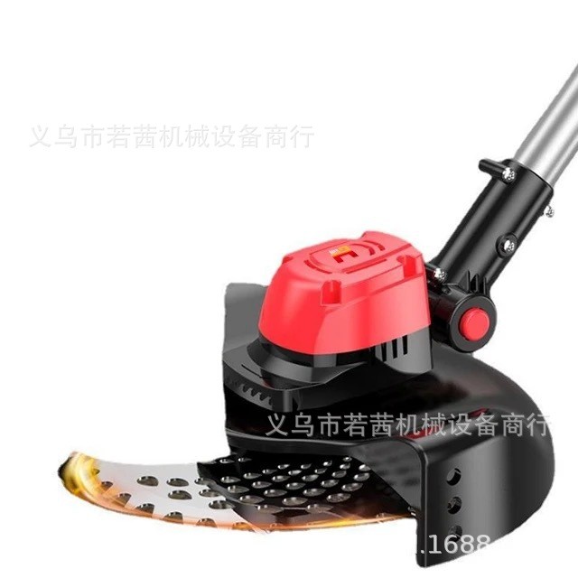 高品质21V无刷电机修剪器电池带折叠和电池显示无绳电动割草机配图5