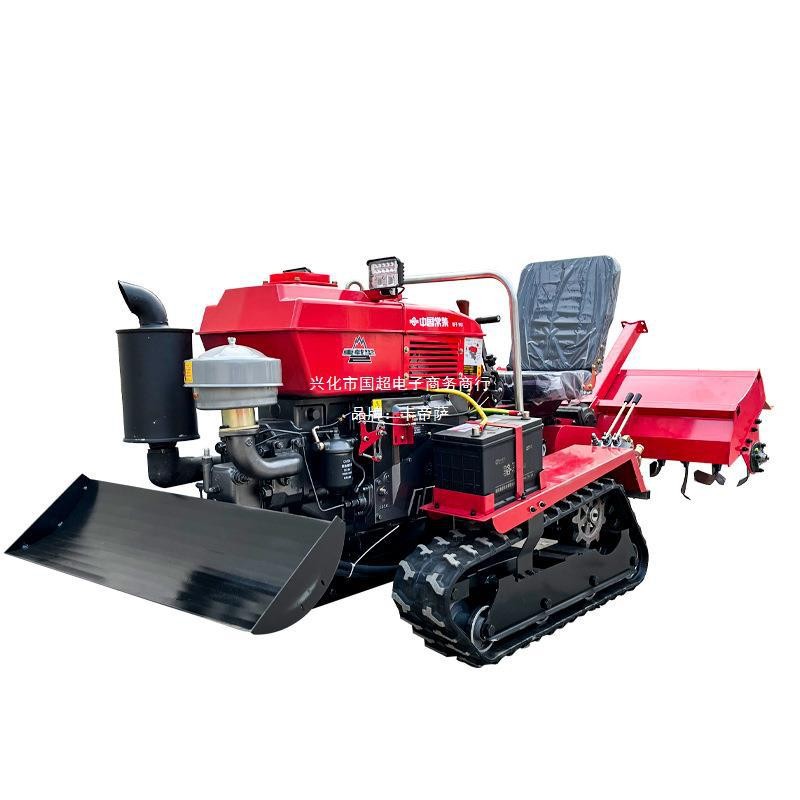 新型多功能乘坐履带微耕机农用开沟除草果园水田山地农用柴油机图5
