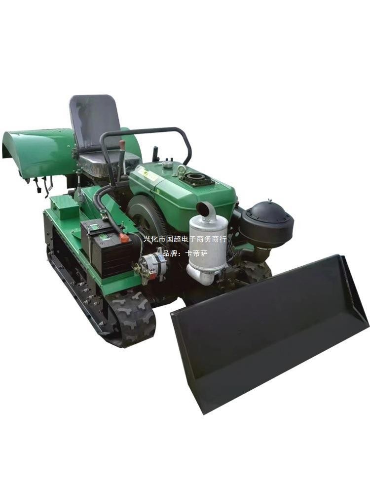 佳熠小型多功能履带旋耕机农用微耕机山地丘陵家用犁地施肥播种机图5