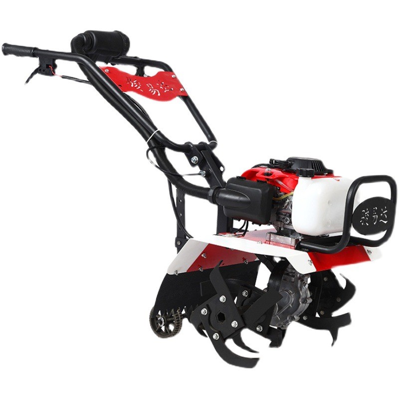 多功能微耕机旋耕机手推汽油松土机农田翻地开沟机果园除草机图5