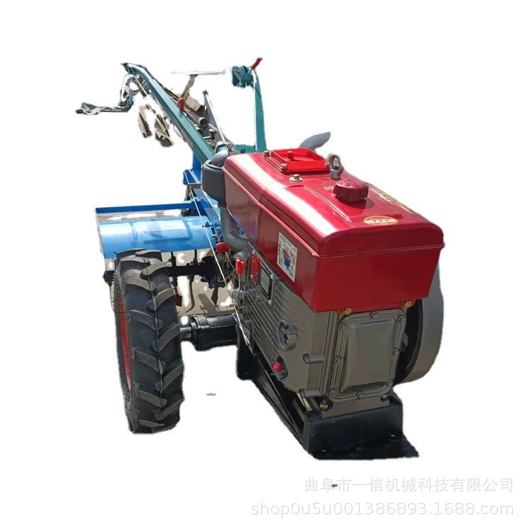 8马力101底盘农用两轮手扶拖拉机多种用途可带犁除草图4