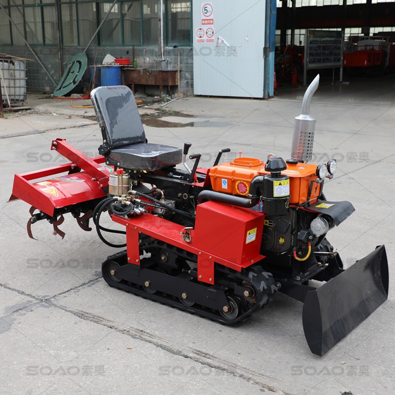 源头工厂生产履带农耕机水旱两用履带旋耕机50马力田园管理机图3