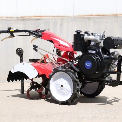 小型多功能开沟耕地机 汽油柴油家用农用除草耕地旋耕机