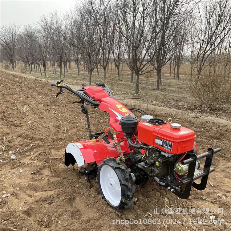 小型多功能开沟耕地机 汽油柴油家用农用除草耕地旋耕机图2