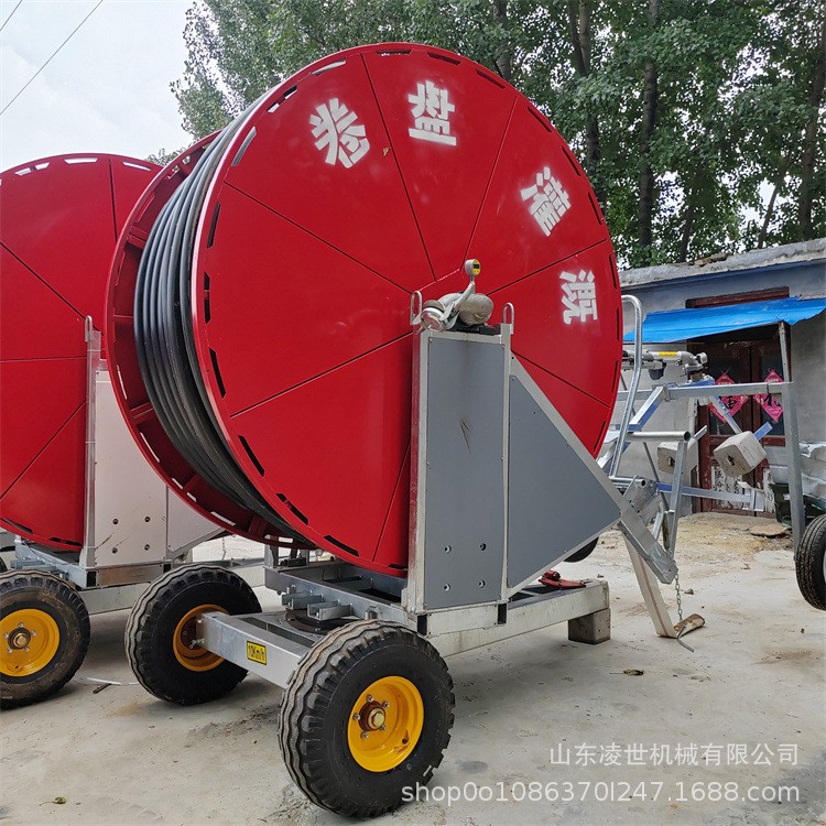 绞盘式喷灌机 浇地神器灌溉设备 大型多喷头全自动移动式喷灌浇地图2