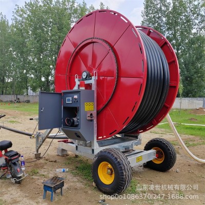 绞盘式喷灌机 浇地神器灌溉设备 大型多喷头全自动移动式喷灌浇地
