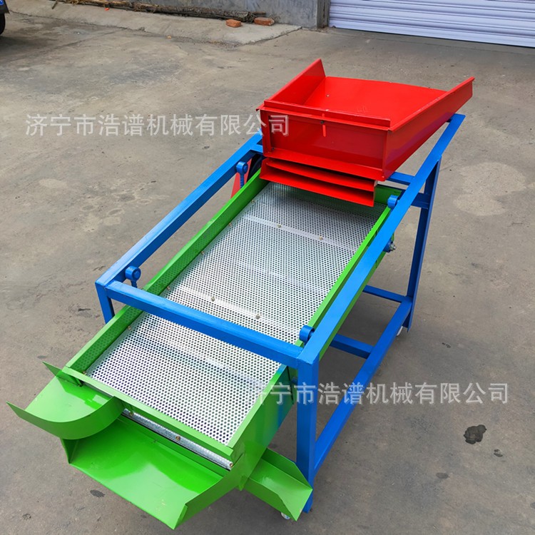 家用单相电芝麻大豆除杂筛选机 水稻去秸秆清选机 双层菜籽风选机图3