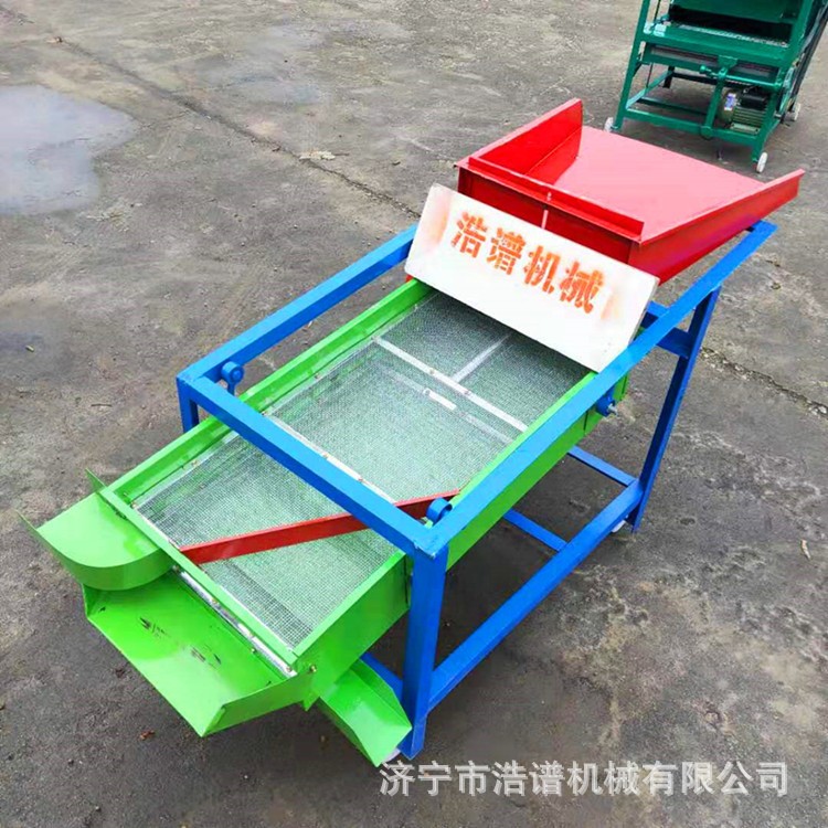省时省力水稻小麦去糠壳筛选机 大米除杂筛选机 双层黄豆精选机图2