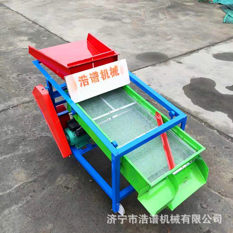 省时省力水稻小麦去糠壳筛选机 大米除杂筛选机 双层黄豆精选机图3