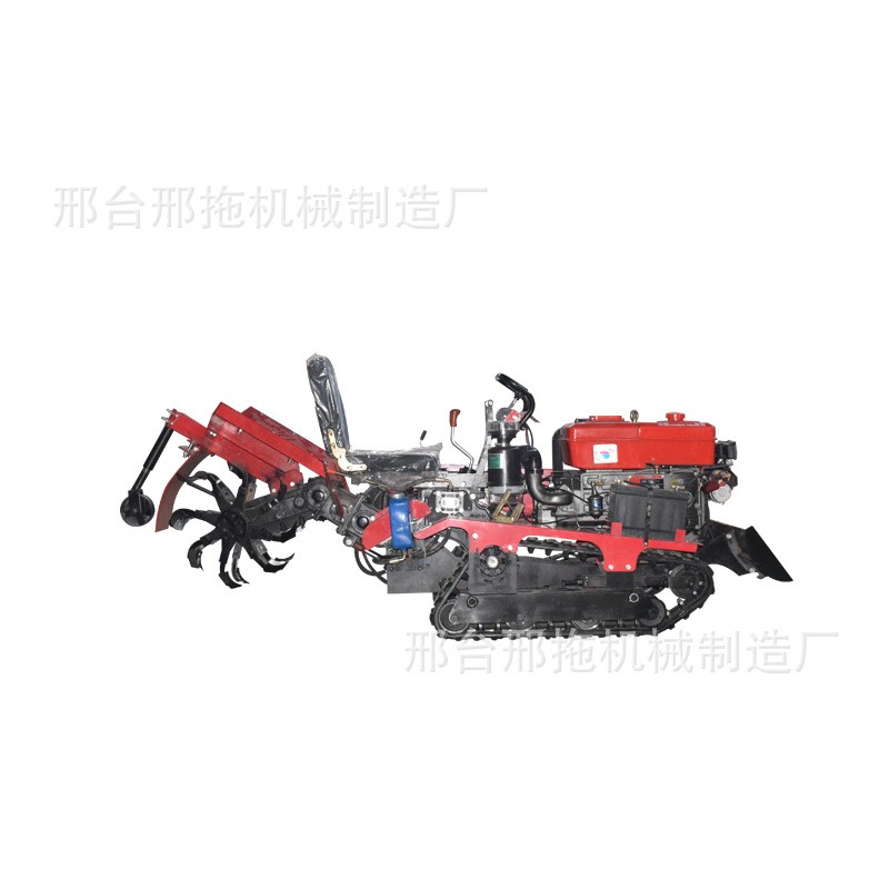 小壮工40马力草莓开沟机 多功能二行玉米楼播种开施肥一体机图5