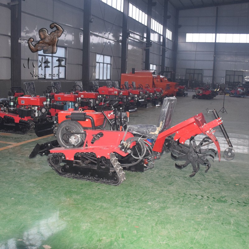 座驾式果园管理履带微耕机 小壮工开沟施肥回填一体旋耕机xg-35