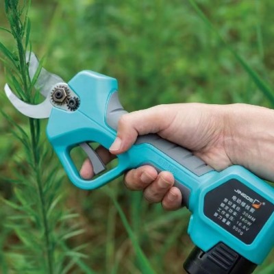 精德科技电动修枝剪 手持式粗枝果树剪 充电款花卉园林修枝剪刀