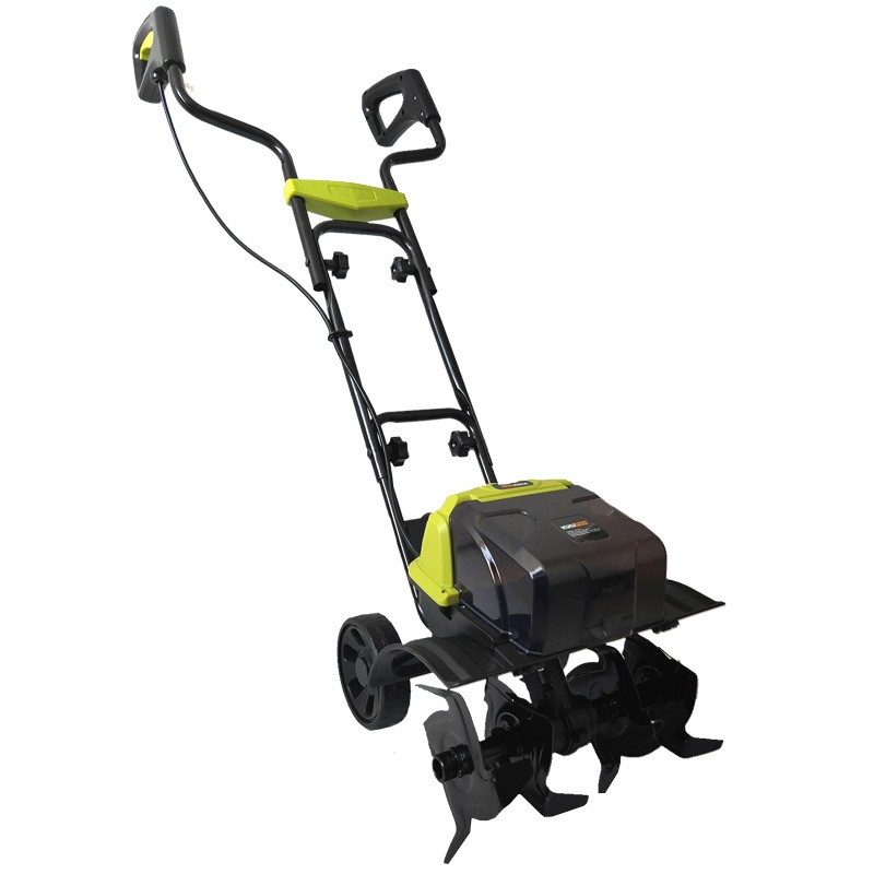 百世弩40V无刷锂电微耕机菜地翻土大棚旋耕机小型家用电动松土机图3