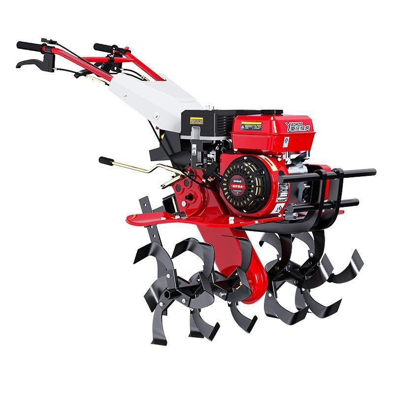 小型微耕机柴油种植大型农用旋耕机翻地犁铧犁田松土机家用菜园土图5