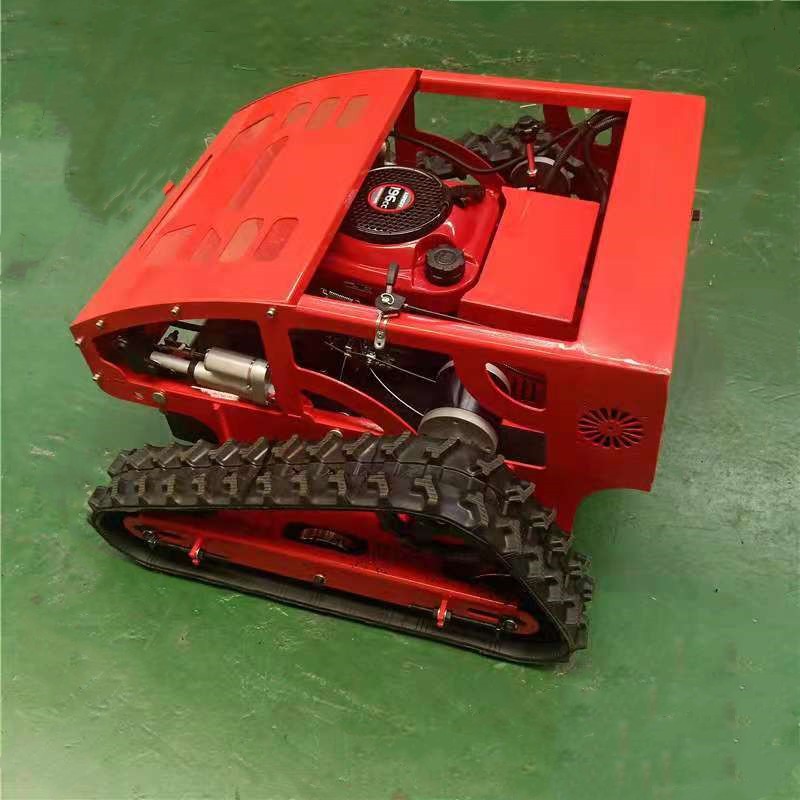 履带式智能遥控割草机 小型草坪修剪机 汽油多功能除草机图2