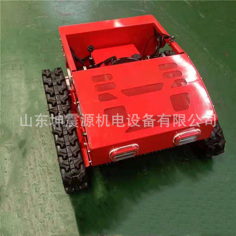 履带式智能遥控割草机 小型草坪修剪机 汽油多功能除草机图4