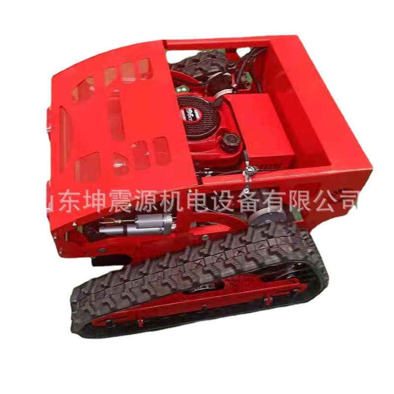 履带式智能遥控割草机 小型草坪修剪机 汽油多功能除草机图5