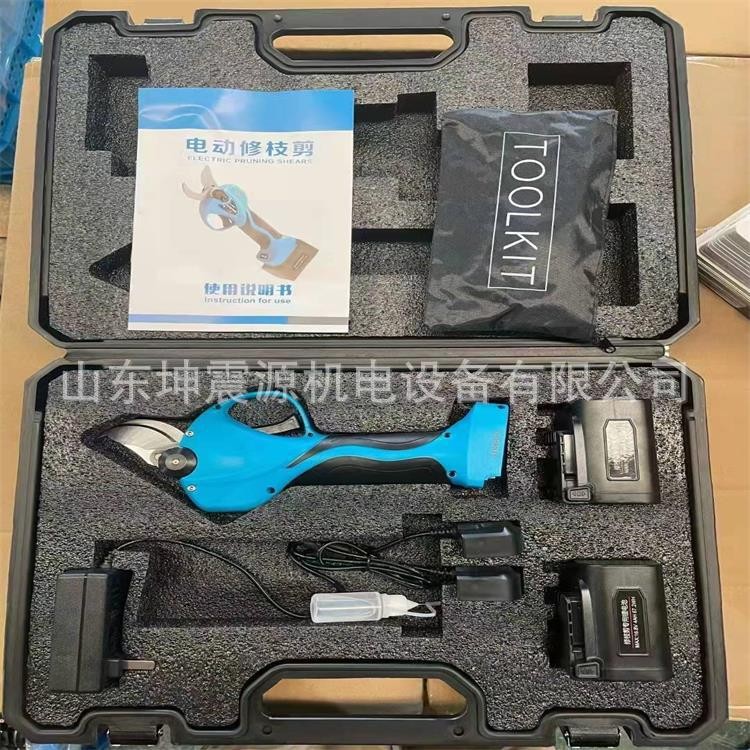 新款3.2cm无线修枝剪电动剪 电动剪刀 果树园艺修枝剪 锂电剪现货图4