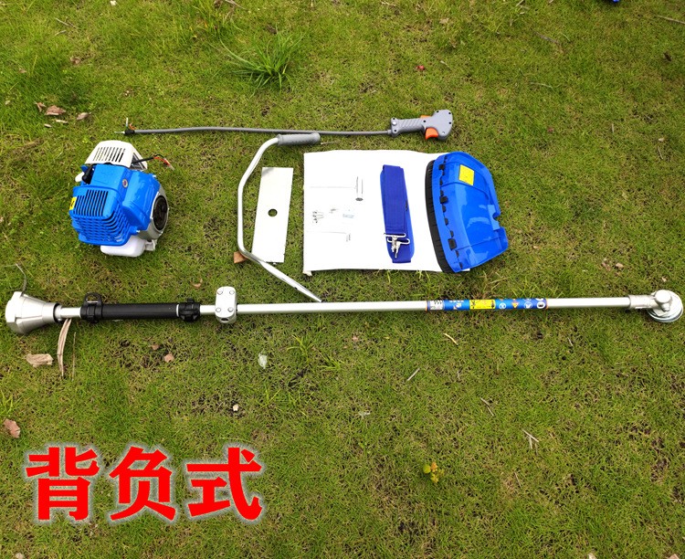 重庆两四二冲程砍坝草机烧纯汽油割草背负斜跨式多功能打园林荒地图2