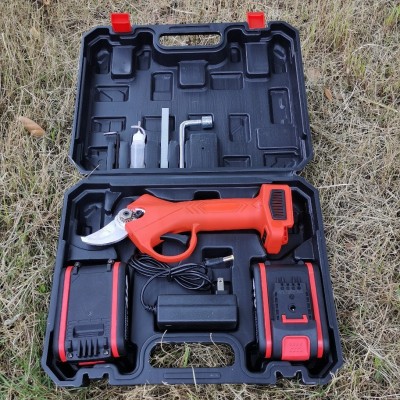 24v锂电剪刀采花椒剪枝园林用，2块电池25MM，用