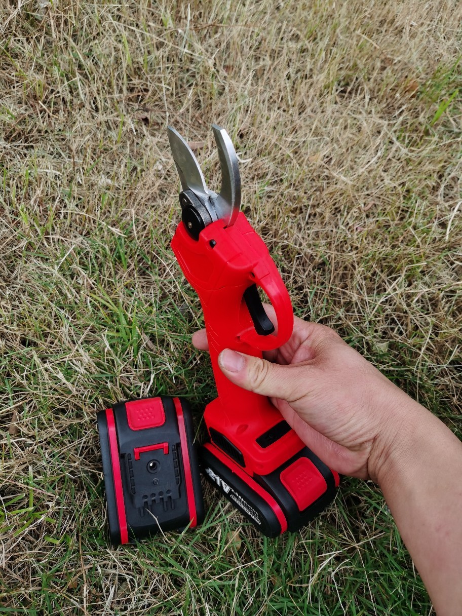 24v锂电剪刀采花椒剪枝园林用，2块电池25MM，用图4