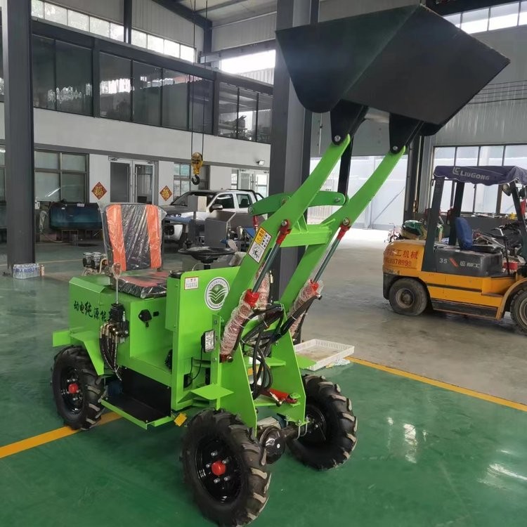 柴油小铲车 400kg 卸载高度2.2米前卸式四轮驱动养殖场图2