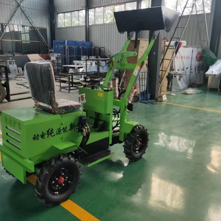 柴油小铲车 400kg 卸载高度2.2米前卸式四轮驱动养殖场图5