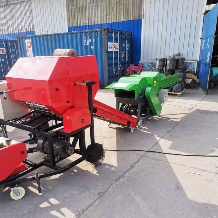 全自动打捆机青储打包机青贮机饲料牧草玉米秸秆打捆包膜一体机图2