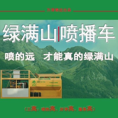 挂网客土喷播机厂家出售租赁图2