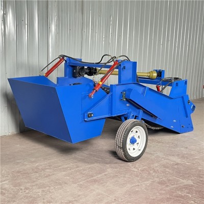 农田开荒耕地捡石机器 拖拉机带的有石头的收集箱