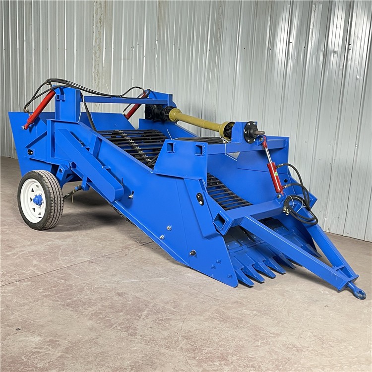 农田开荒耕地捡石机器 拖拉机带的有石头的收集箱图4