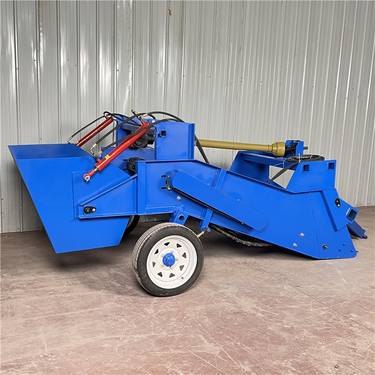 农田开荒耕地捡石机器 拖拉机带的有石头的收集箱图2