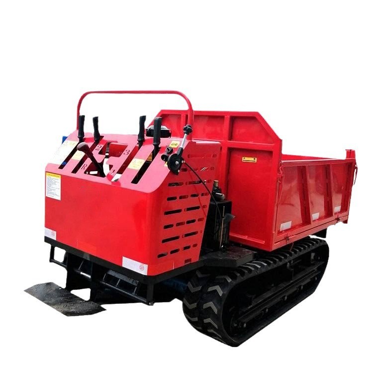 履带运输车果园农用山地一吨爬坡工程全地形座驾式小型履带自卸车图5