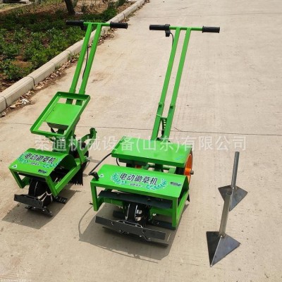 农田自走式手持开沟自动微耕机松土铲带宽度可调多功能电动松土机